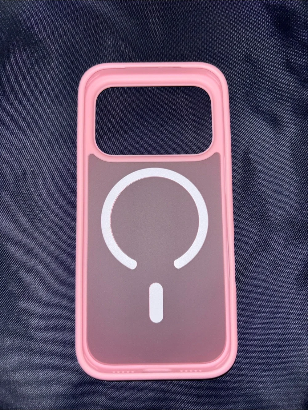 Pink MagSafe-Compatible Silicone Phone Case